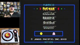 Namco PacMan Jakks Pacific Plug amp Play mini Pocket Edition  game play [upl. by Ydnagrub51]