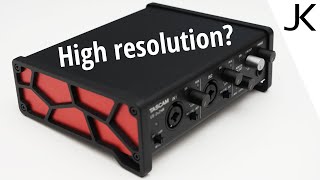 Tascam US2x2HR USB Audio Interface Review audio quality test [upl. by Eruza]