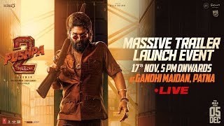 Pushpa 2  The Rule Massive Trailer Launch Event LIVE  Allu Arjun  Sukumar  Rashmika  DSP [upl. by Chlo]