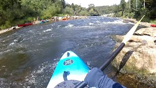 Kayaking the Wye  Symonds Yat Rapids [upl. by Petracca340]