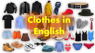 Learn English Clothes Vocabulary  Clothes Names with Pictures [upl. by Annav]