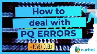 How to deal with errors in Power Query 2 ways [upl. by Albers]