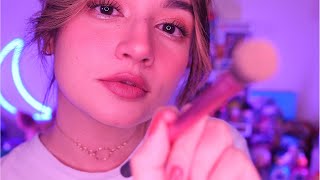 ASMR This WILL Give You TINGLES Doing Your Makeup LayeredMouth Sounds [upl. by Barnum]