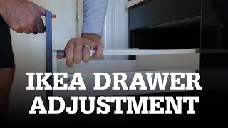 How to Adjust IKEA Drawers [upl. by Nyre]