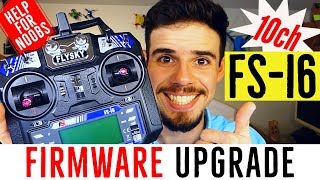 Flysky FSi6 Firmware Upgrade Tutorial  How to Update fsi6 Firmware to 10 channels Flyplus Beta [upl. by Lael]