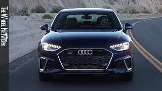 2020 Audi A4  Navarra Blue Metallic  Driving Interior Exterior US Spec [upl. by Thamora]