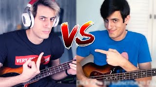 Davie504 vs Davide Biale EPIC Bass Battle [upl. by Acinoreb]