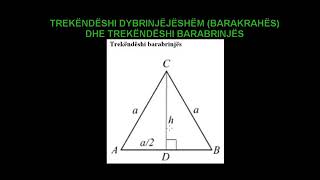 28 Matematika Klasa 8 Mesimi 28 Trekëndëshi dybrinjënjëshëm barakrahës dhe trekëndëshi barabrinjës [upl. by Huff170]