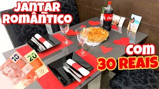 DESAFIO 30 REAIS JANTAR ROMÂNTICO [upl. by Heid]