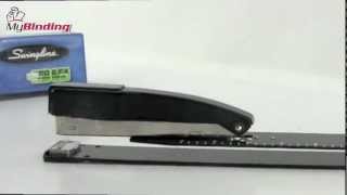 Swingline Long Reach Stapler Demo [upl. by Maro435]