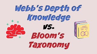 Blooms Taxonomy vs Webbs Depth of Knowledge [upl. by Yance]