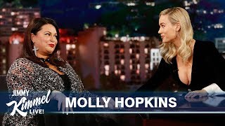 Guest Host Brie Larson Interviews Molly Hopkins from 90 Day Fiance [upl. by Enytsirk776]