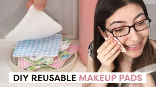 DIY Reusable Makeup Remover Pads  Cut Down on Waste  Save Money [upl. by Anilorac]