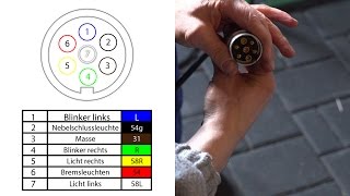 7 Polige Stecker  Montageanleitung [upl. by Lanie341]