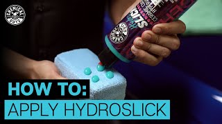 How To Apply HydroSlick Ceramic Coating Hyperwax  Chemical Guys [upl. by Owen]