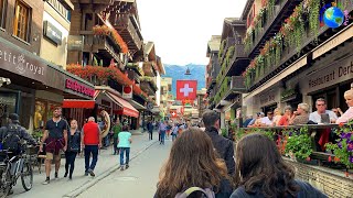 Guided Tour Of Zermatt Village Switzerland 🇨🇭 HD [upl. by Aziul335]