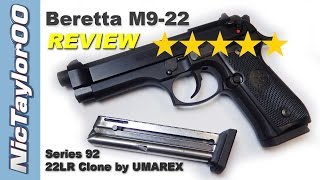 Beretta  Umarex M9 22LR Intial Review  92 Series Pistol [upl. by Norel]