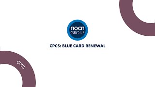 CPCS  Blue Card Renewal [upl. by Heinrich]