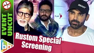 Rustom Special Screening  Amitabh Bachchan  John Abraham  Abhishek Bachchan [upl. by Evets]