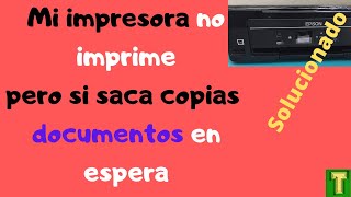 NO IMPRIME MI IMPRESORA CANON 2024IMPRESORA EN COLA DE IMPRESIÓNDOCUMENTOS EN ESPERA SOLUCION  1 [upl. by Metzger]