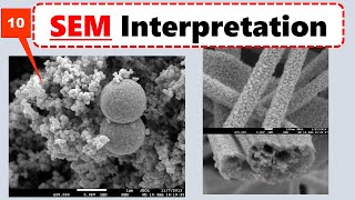 SEM Micrographs Interpretation in Experimental paper Scanning Electron Microscopy SEM Analysis [upl. by Ikin]