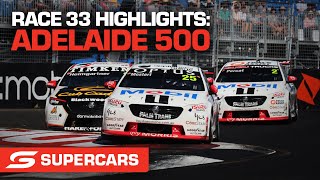 Race 33 Highlights  VALO Adelaide 500  Supercars 2022 [upl. by Chiquita]