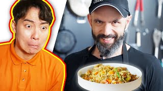 Uncle Roger Review BABISH ITALIAN FRIED RICE [upl. by Dehnel948]