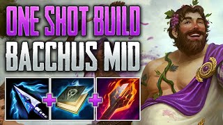 INSTANT KILLS Bacchus Mid Gameplay SMITE Conquest [upl. by Aimac]