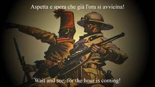 quotFaccetta Neraquot  Italian Colonial Song English Subtitles [upl. by Cathrine106]