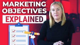 Marketing Objectives Explained  10 Examples [upl. by Arraic504]