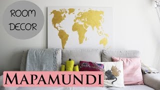 DECOR I Haz un Mapamundi muy Fácil 🌍 I Craftabulous [upl. by Nikoletta]