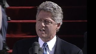 Bill Clinton inaugural address Jan 20 1993 [upl. by Kcirrez]