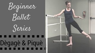 Beginner Ballet Series  Dégagé amp Piqué [upl. by Candy722]