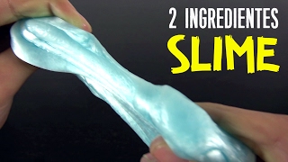 SLIME CON SOLO 2 INGREDIENTES [upl. by Nikolos]