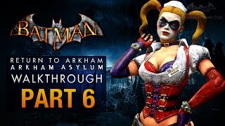 Batman Return to Arkham Asylum Walkthrough  Part 6  The Penitentiary Harley Quinn [upl. by Akirre]