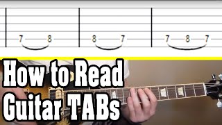 How to Read Guitar Tabs Tablature [upl. by Gehlbach]