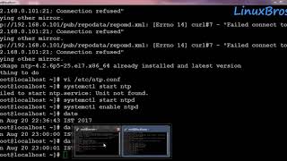 How to configure NTP server amp client on RHEL 7 [upl. by Tove]