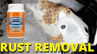 How to Rust Removal Hammerite Kurust Treatment [upl. by Newob326]