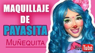 Maquillaje de payasita muÃ±equita paso a paso  Yessi [upl. by Whall]