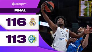 HIGHEST SCORING NonOvertime GAME  Real Madrid – Maccabi  BASKETBALL HIGHLIGHTS R21 202425 [upl. by Siloa]