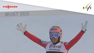 Stefan Krafts new World Record  2535  Vikersund  Ski Jumping  201617 [upl. by Kealey778]