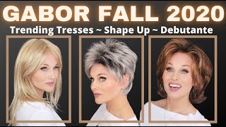 NEW GABOR FALL 2020 SHOWCASE Wig Review  Trending Tresses  Debutante  Shape Up  STYLING FOR EACH [upl. by Nifares]