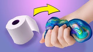 12 INCREÍBLES MANUALIDADES CON SLIME [upl. by Birchard]