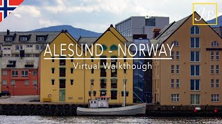 Alesund Norway Virtual Walkthrough Town [upl. by Notlok]