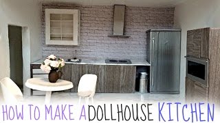 diy dollhouse KITCHEN [upl. by Orlosky]