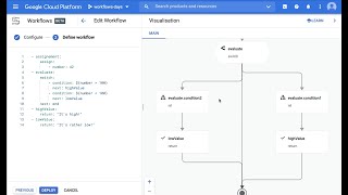 Day 5 with Cloud Workflows Visualizing the structure of your workflow definition [upl. by Carhart437]