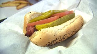 Chicago’s Best Hot Dog The Wieners Circle [upl. by Gnet796]