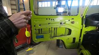 VW Bus  Westfalia  Replacing front door panels  Part 1 of 2 [upl. by Dremann377]