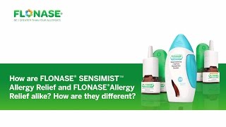 How are FLONASE® SENSIMIST™ Allergy Relief and FLONASE® Allergy Relief alike [upl. by Aciamaj]