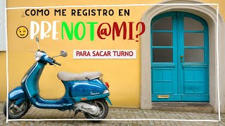 💻 PRENOTMI  PRENOTAMI ¿Cómo registrarse para sacar TURNO para CIUDADANÍA ITALIANA ✅ [upl. by Sherburn884]